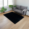Dywan STRADO Rabbit 3D pluszowy miękki jak królik antypoślizgowy 200x300 Black