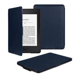Etui Strap Case niebieskie do Kindle Paperwhite 1/2/3 z paskiem i funkcją usypiania