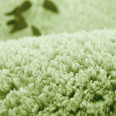 Dywan Alpaca nowoczesny puszysty pluszowy miękki loft salon 120x170, zielony