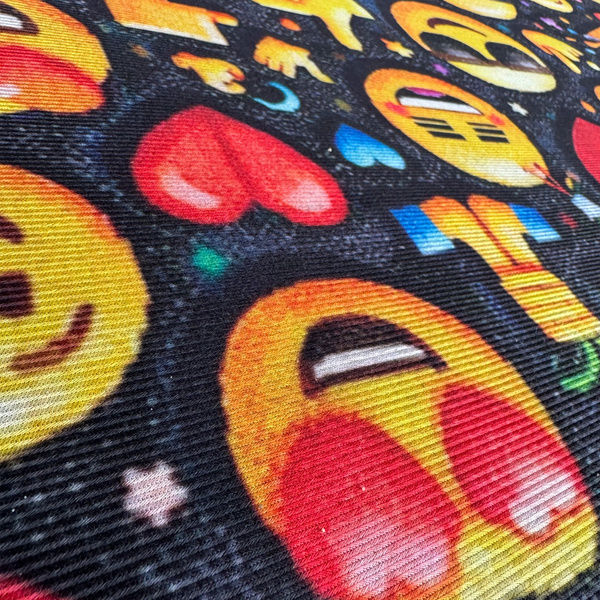 Dywan gamingowy 140x200 dla gracza mata pod fotel antypoślizgowy Emoji 3D
