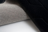 STRADO Rabbit 3D plush soft like rabbit anti-slip carpet 160x220 Black