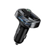 Baseus Transmiter FM ładowarka z Bluetooth USB microSD (Czarna)