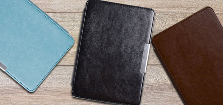 Etui Smart Case czerwone do Kindle Paperwhite 1/2/3 z funkcją automatycznego wybudzania