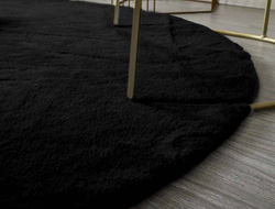 Rabbit Strado 120x120 Round Carpet Black (Black)