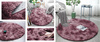Shaggy Ombre Strado 160x160 Round Carpet OmbreRed (Red)