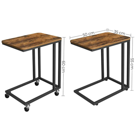 Stolik Strado boczny pomocniczy kawowy pod laptopa (VENGE)
