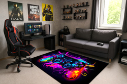 Dywan gamingowy 3D ColorPad 100x150 cm - nowoczesny wzór 3D do pokoju gracza