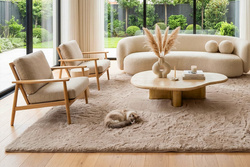 Dywan Rabbit 60x120 cm, beżowy LightCamel - miękki do salonu i sypialni