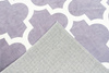 NOVO Strado modern carpet for living room delicate grey velvet pattern Morocco Grey 120x170 cm