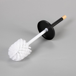 Metal toilet paper stand 2-in-1 free standing toilet brush