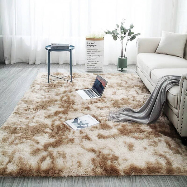 Dywan Ombre Shaggy 200x250 cm, beżowy OmbreCamel - miękki do salonu i sypialni