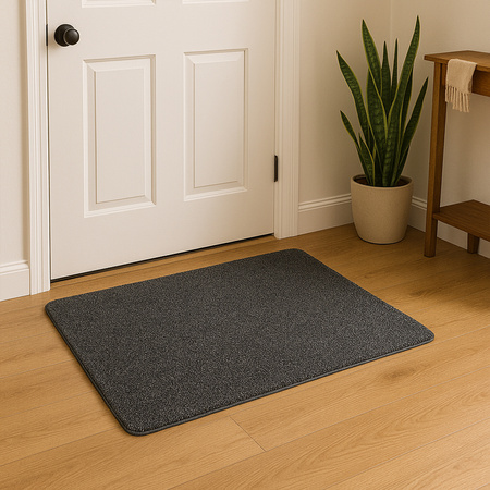 Magiczna wycieraczka mata do butów antypoślizgowy dywanik 45x70 XXL, czarna