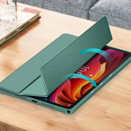 Etui z podstawką Clear Pencil do Lenovo Tab K11 Plus 11.45" TB352FU (Zielone)