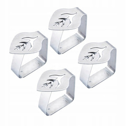 Strado Steel Tablecloth Clips STL4 - Leaves