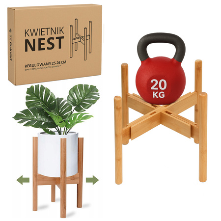 Kwietnik drewniany NEST