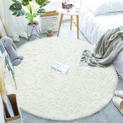 Shaggy Strado 150x150 WhiteLime (White Lime) round carpet