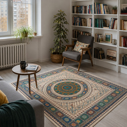 Duży dywan do salonu 200x300 nowoczesny NOVO Orientalny antypoślizgowy