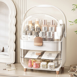 LUNA jewelry and cosmetics casket organizer with drawers and display case decorative for dressing table