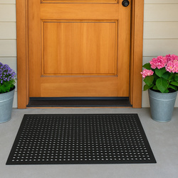 Perforated rubber floor mat 60x90cm - PRF6