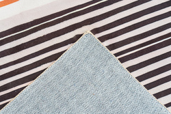 NOVO Strado modern carpet for living room delicate beige velvet pattern Sand Lines 140x200 cm