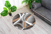 Round carpet NOVO Strado modern torte pattern for living room Melodia 90x90 cm