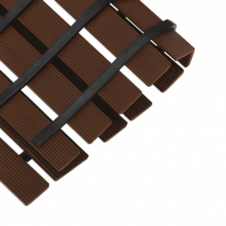 MATA łazienkowa antypoślizgowa POD PRYSZNIC brodzik do sauny basenu 43x61, brązowa