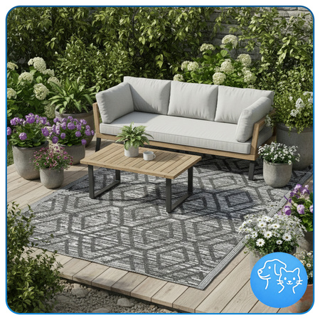 Dywan zewnętrzny 160x230 cm tarasowy wodoodporny na taras balkon do ogrodu