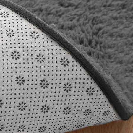 Dywan Alpaca nowoczesny puszysty pluszowy miękki loft salon 80x150, szary