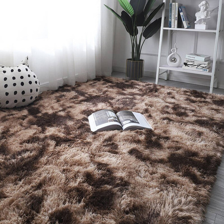 Dywan Ombre Shaggy Strado 140x190 OmbreCoffee (Brązowy)