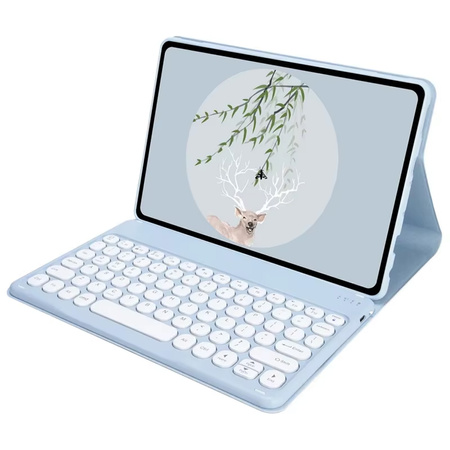 Etui z magnetyczną klawiaturą Bluetooth do Redmi Pad SE 8.7 CFRPSE87 (Niebieskie)