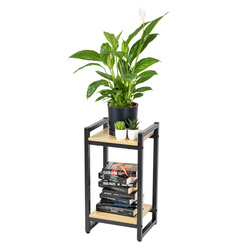 Kwietnik Vertico stojący metalowy stojak na kwiaty rośliny loft 65x35x30cm