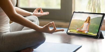 Etui Graficzne z klapką podstawką do Lenovo Tab K11 Plus 11.45" TB352FU (Galactica)