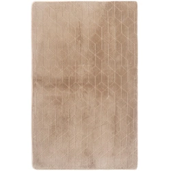 Dywan STRADO Rabbit 3D pluszowy miękki jak królik 80x150 Beige