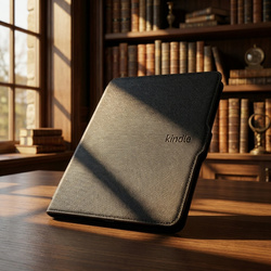Book Cover black case for Kindle Paperwhite 1/2/3 with sleep function and elegant finish