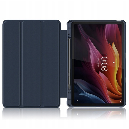Etui z podstawką Clear Pencil do Lenovo Tab K11 Plus 11.45" TB352FU (Granatowe)