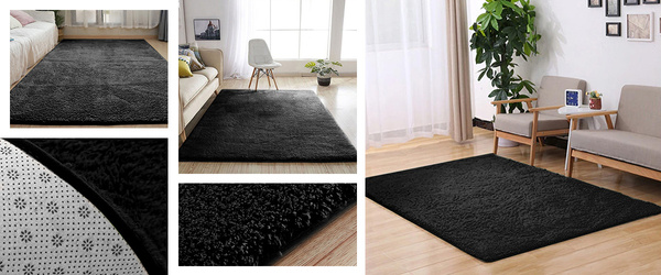 Alpaca Strado rug 180x260 - AlpaBlack (Black)