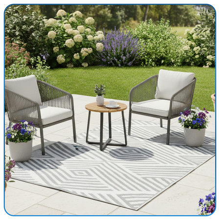 Dywan zewnętrzny Faro 160x220 cm tarasowy wodoodporny na taras balkon do ogrodu