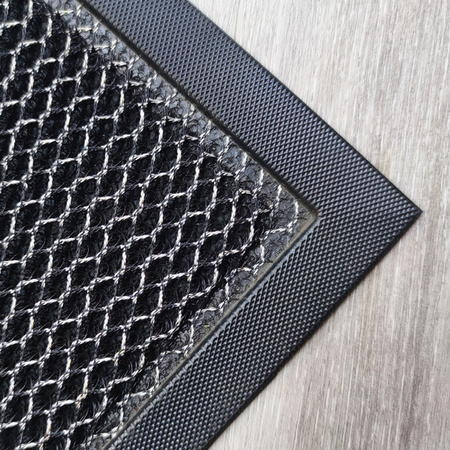 Wycieraczka siatka 3d pod drzwi do butów mata gumowa 80x150 gruba XL, czarna