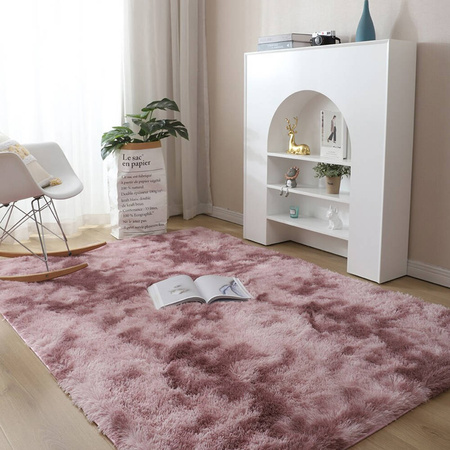 Dywan Ombre Shaggy Strado 200x260 OmbrePurple (Różowy)