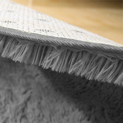 Shaggy Strado 200x200 GreyNight round carpet (Dark Gray)