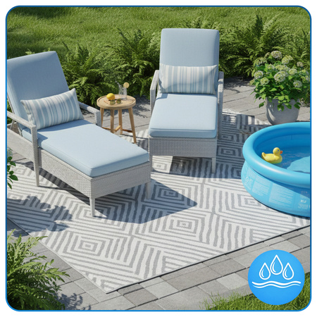 Dywan zewnętrzny Faro 90x150 cm tarasowy wodoodporny na taras balkon do ogrodu