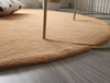Rabbit Strado 160x160 round rug LightCamel (Beige)