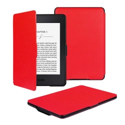 Etui Strap Case czerwone do Kindle Paperwhite 1 2 3 magnetyczne zamknięcie ochrona i usypianie