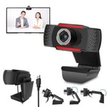 Kamera internetowa WebCam 8807 z mikrofonem czarna uniwersalny klips montaż kompaktowa