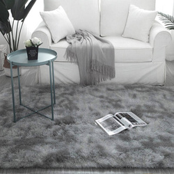 Dywan Ombre Shaggy 200x290 cm, jasny szary OmbreSilver - miękki do salonu i sypialni