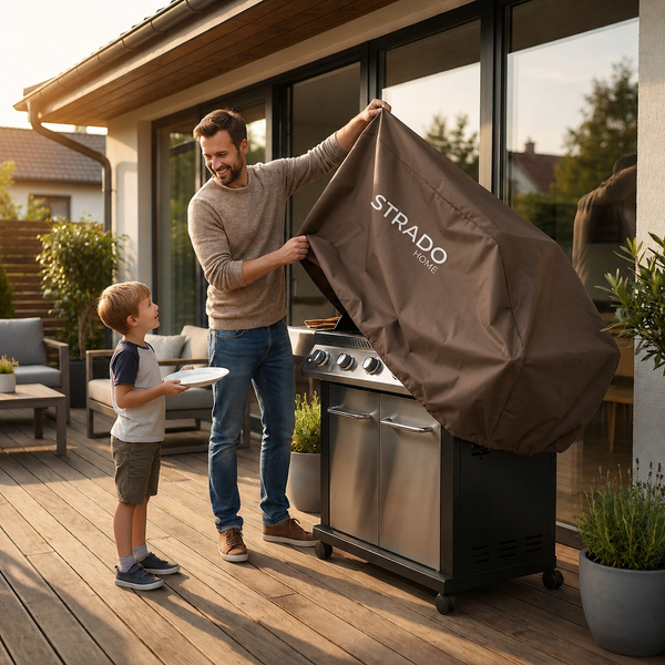 Strado Pokrowiec na Grill 170x60x117 - Brown