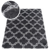 Dywan do salonu shaggy DECOR antypoślizgowy miękki puszysty modny 160x220 Grey Lantern