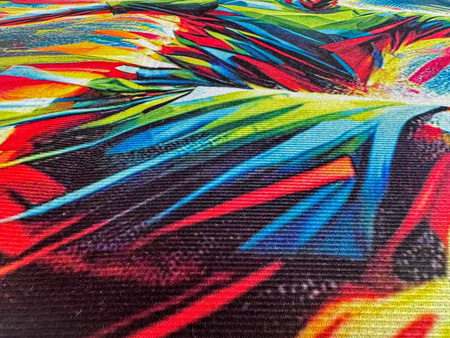 Dywan gamingowy 3D Strado Football 140x200 cm z nowoczesnym motywem piłkarskim do pokoju gracza