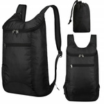 Uniwersalny PLECAK wodoodporny szkolny podróżny turystyczny sportowy torba, czarny