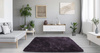 Dywan pokojowy Shaggy Strado 140x200 Grey-Purple (Szary-fiolet)